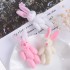 Hot sale Soft Plush Bunny Bear Mini Joint Rabbit Bear Pendant For Key Chain Bouquet Toy