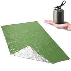 New Emergency Sleeping Bag Emergency First Aid Sleeping Bag PE Aluminum Film Tent For Outdoor Camping and Hiking Sun Protection