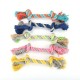 Pet Dog Toy Bite Rope Double Knot Cotton Rope Funny Cat Toy Bite Resistant and Sharp Teeth Pet Supplies Puppy Durable Rope Toy