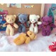 Teddy Bear Plush Toy Siamese Bear Doll Bear Toy Small Gift