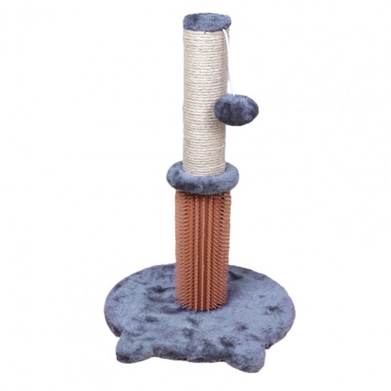 Safe Cat Climbing Tree with Plush Ball Anti-skid Kitten Scratch Post Pet Climbing Post Toy